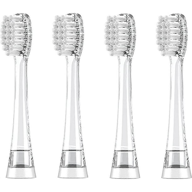 Compatible with Dada-Tech Baby/Kids Electric Toothbrush Replacement Heads (Medium) - Pack of 4