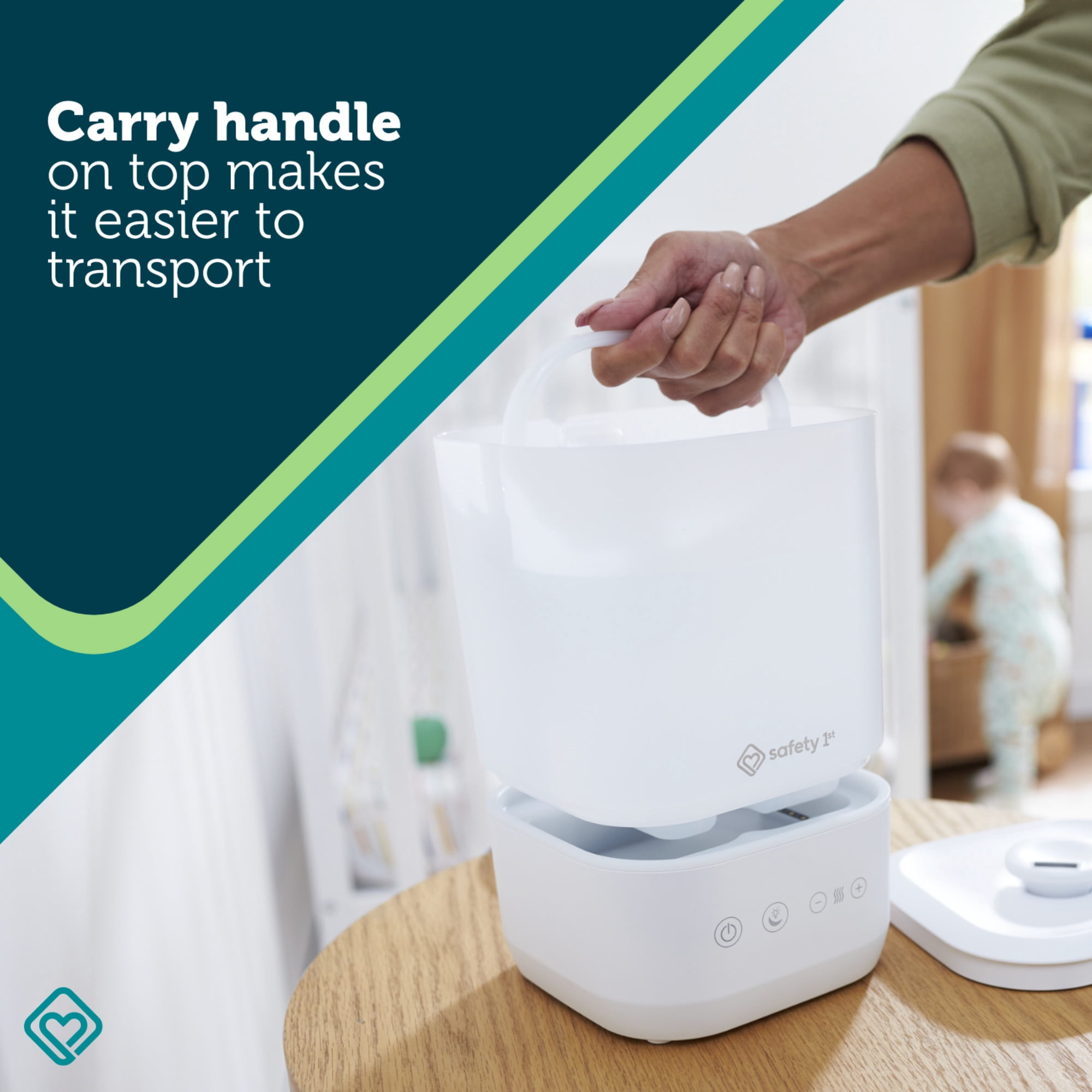 Safety 1st Comforting Cool Mist Top-Fill Humidifier, White