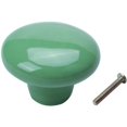 thumbnail image 2 of 1 pieza de manija de puerta de vestido de cerámica redonda verde L, 2 of 5