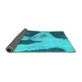thumbnail image 2 of Ahgly Company Indoor Rectangle Persian Turquoise Blue Bohemian Area Rugs, 8' x 12', 2 of 4