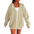 thumbnail image 2 of Pyhlmscde Women's Color Block Zip Up Hoodie Sweatshirt Casual Long Sleeve Jacket Sweater with Pockets, Womens Zip Up Hoodies, Womens Sweatshirt Zip Up, Long Hoodies for Women Zip Up, 2 of 6
