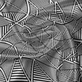 thumbnail image 5 of Ambesonne Abstract Valance Pack of 2, Striped Diamond Shapes, 54"X18", Charcoal Grey and White, 5 of 5