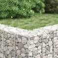 thumbnail image 3 of vidaXL Gabion Raised Bed Silver Iron Medium Durable Gabion Raised Bed, 3 of 7