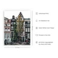 thumbnail image 2 of HAUS AND HUES Amsterdam Print Vintage City Posters Amsterdam Printing Retro Vintage Travel Posters Travel Art Netherlands Poster Art Amsterdam Dutch Home UNFRAMED 12” x 16” (Amsterdam Street), 2 of 6