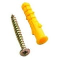 thumbnail image 2 of pitrice 50 Set M6 Cadre Fixations Expansion Tube Ancrages Clous Bouchon Boulon Vis, 2 of 9