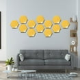 thumbnail image 4 of Hexagon Acrylic DIY Wall Sticker 3D Stereo Home With Stickers for Wall Picture Frame Stickers for Walls Glitter Letters on Floor Tiles Flowers Famous Quotes Wall Stickers Removable Stickers Star Wall, 4 of 4
