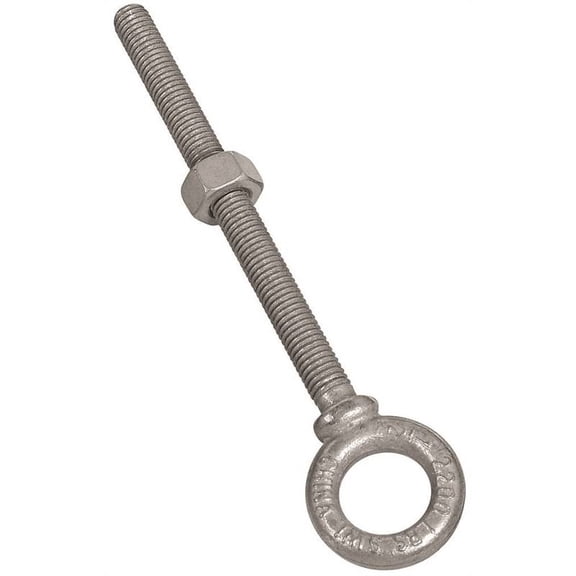 National Hardware N245-167 1/2 X 6 Galvanized Forged Steel Eye Bolt