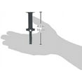 thumbnail image 2 of 4 Inch I Shaped Wall Mount Hook, Wrought Iron, Black- Saltoro Sherpi, 2 of 2