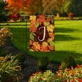thumbnail image 4 of Briarwood Lane Fall Leaves Monogram Letter J Garden Flag, 4 of 4