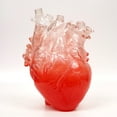 thumbnail image 2 of (Grand - Bleu Transparent) Vase Coeur Transparent, 2 of 14