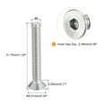 thumbnail image 2 of #8-32x1-1/4" Flat Head Socket Cap Screws, 304 Stainless Steel Hex Socket Drive Fasteners Bolts 25Pack, 2 of 5