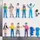 thumbnail image 1 of Anime Kpop Demon Hunters Figure Model Toy Cartoon Gaming Peripherals Desktop Decoration Collect, 1 of 5