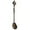 C, variant on EGNMCR Measuring Spoons Serving Spoons Luxury Vintage Carved Tea Coffee Ice cream Dessert Scoop Spoon C Coffee Spoon
