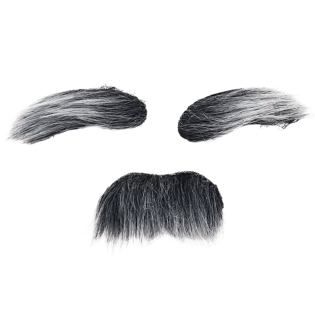 Multicolor Beard and Eyebrow Prop for and Performance Art Flexible Polyester Material Versatile Indoor Outdoor Use Eye-Catching Character Accessory