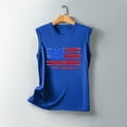 thumbnail image 4 of TDYHUAO Women's American Flag Tank Tops 4th of July Sleeveless USA Flag Shirts Casual Stars and Stripes Patriotic T Shirt, 4 of 4