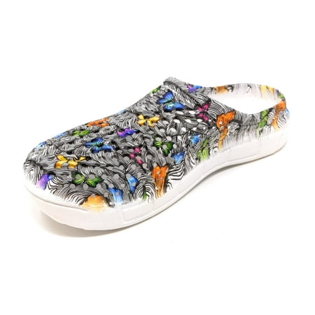 

JEFFRICO Womens Clogs Breathable Clogs Shoes For Women Garden Shoes