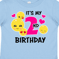 thumbnail image 4 of Inktastic Its My 2nd Birthday with Smiling Emoticons Girls Toddler T-Shirt, 4 of 5