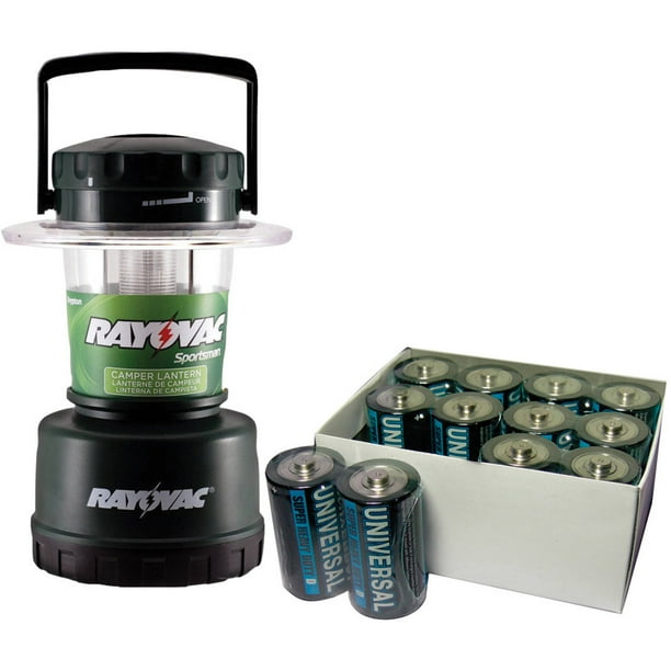 Rayovac 65lumen Sportsman Krypton 4D Area Floating Lantern and 12Pack