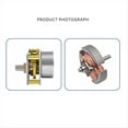 thumbnail image 3 of Motor de CC en Miniatura con Escobillas 4142-300, 3 V, Reducción Lenta, Pequeño Motor con Regulación de Velocidad, 101 RPM, 3 of 5