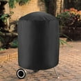 thumbnail image 6 of OUNONA Black BBQ Oven Cover Waterproof and Ultraviolet Proof Made of Durable Fabric for Outdoor Grill x 28.5 Inches, 6 of 8