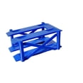 thumbnail image 4 of arctrm 1/64 Scale Vehicle Display Stand Miniature Parking Lot Sand Table Realistic Simulation Micro Landscape Garage Display Diorama 2 Layer Blue, 4 of 10