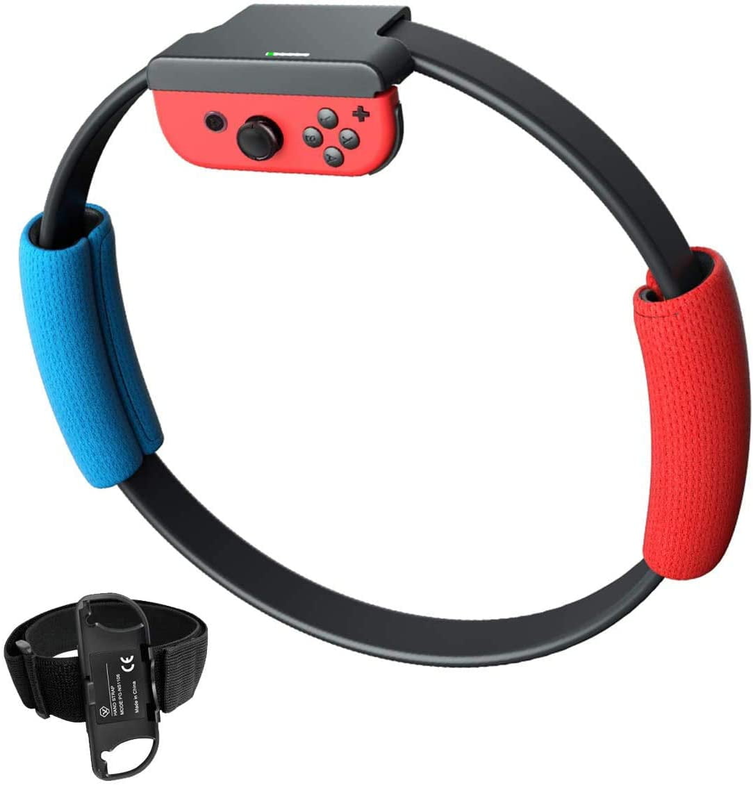 2pcs Sport Magic Sticker Adjustable Strap Leg Band For Switch Ring Fit Adventure 