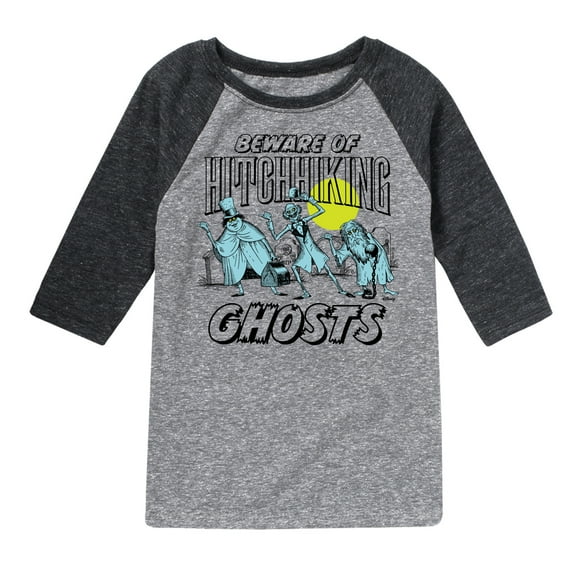 The Haunted Mansion - Hitchhiking Ghosts - Toddler & Youth Raglan Graphic T-Shirt