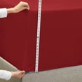 thumbnail image 2 of 18" - 21" Extra Deep Pocket Fitted Sheet Elastic Corner Straps Fitted Sheets, 2 of 16