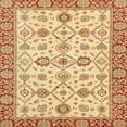 thumbnail image 1 of Ahgly Company Machine Washable Indoor Square Abstract Mustard Yellow Area Rugs, 7' Square, 1 of 7
