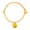 Yellow, variant on Koiauber Cat Collar with Bell Slip-On Design No Buckle Adjustable Pet Collar Braided Rope Dog Collar for Puppy Kitten Small Dogs Cats