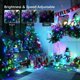 thumbnail image 4 of Guirnalda de luces navideñas Joomer que cambian de color, 500 LED, 4 of 7