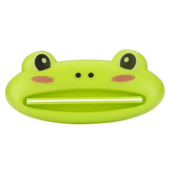 XMMSWDLA Hot Bathroom Home Tube Rolling Holder Squeezer Easy Cartoon Toothpaste Dispensertoothpaste Squeezer Frog