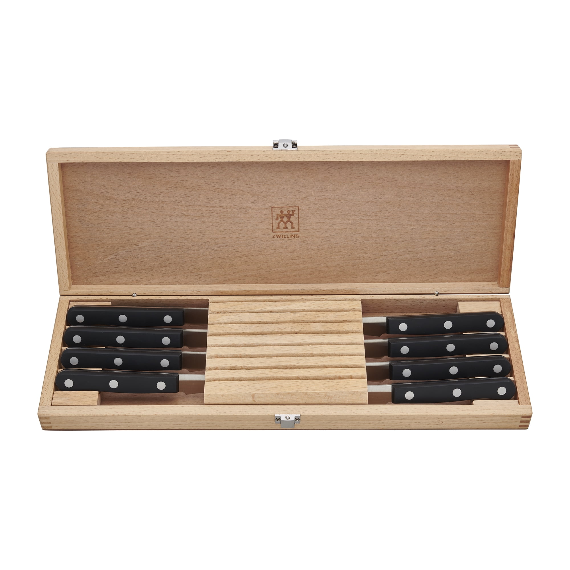 ZWILLING TWIN Gourmet Classic 8-pc Steak Knife Set with Wood Case