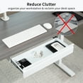 thumbnail image 5 of VIVO White Space Saving 22" Pull Out Under Desk Storage Drawer without Shell, 5 of 9