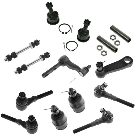 TRQ 14 pc Steering & Suspension Kit Tie Rods Ball Joints Idler & Pitman Arms New PSA59355 Fits select: 1997-2003 FORD F150, 1997-2002 FORD EXPEDITION