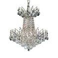 thumbnail image 1 of Elegant Lighting 8031D16c Victoria 4-Light, Two-Tier Crystal Chandelier, Finished In, 1 of 1