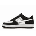 thumbnail image 2 of Nike Kid's Air Force 1 Low LV8 2 White Swoosh Panda Shoes, from StockX, 2 of 5