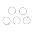 thumbnail image 3 of 2x5pcs Clip Falso En La Nariz Oreja Septum Labio Ceja Oreja No-piercing Blanco Zulema Clip en el anillo de la nariz, 3 of 7