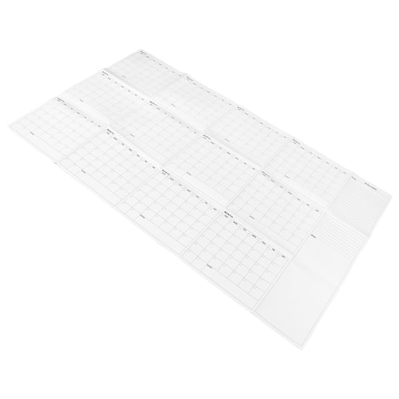 BESTYASH Oversized Yearly Wall Planner Whiteboard Calendar Double Sided with Pen