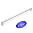 thumbnail image 1 of 5 Pack - Cosmas 14777-256SN Satin Nickel Modern Cabinet Hardware Handle Pull - 10-1/16" Inch (256mm) Hole Centers, 1 of 1