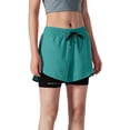 thumbnail image 4 of Bibifish Women's 2-In-1 Shorts Double Layer Unisex Couple Running Outdoor Shorts Workout Shorts, 4 of 6