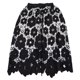 thumbnail image 1 of Falda midi ahuecada de encaje,Falda midi de encaje ahuecada para mujer Falda midi de una línea Uso conveniente, 1 of 8