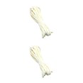 thumbnail image 4 of Cordones de gamuza sintética Wosthever Cuerda de encaje de cuero Suministros de artesanía Beige 2Conjunto, 4 of 6