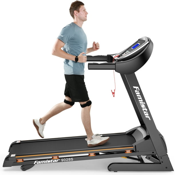 Famistar 9028S Folding Electric Treadmill, 3.25HP Motorized 15Level