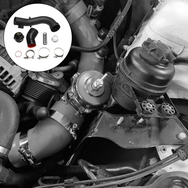 Kit de enfriamiento de tubería de carga Turbo de admisión apto para N54 E90 E91 E82 E88 reemplazo directo fácil de instalar Soledad Tubos de carga turbo