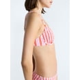 thumbnail image 4 of Free Assembly Women's Smocked Demi Underwire Bikini Top, Sizes XS-XL, 4 of 4