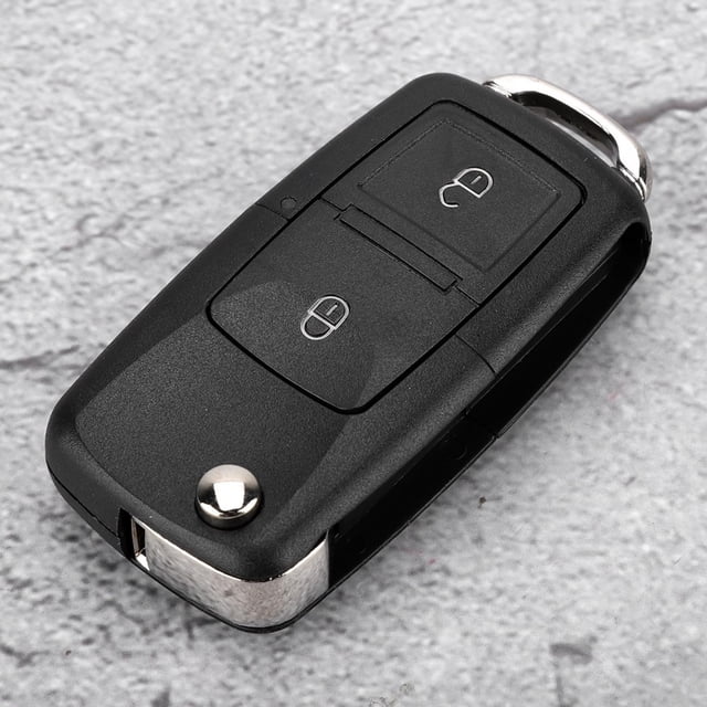 Funda con tapa para mando a distancia de 2 botones, compatible con Bora Golf SEAT Toledo Skoda Alhambra