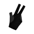 thumbnail image 4 of BAOSITY 3 Fingers Billiard Glove Elastic Glove Left Hand Lightweight Snooker Cue Glove Pool Cue Glove for Women Men Practice Training Black, 4 of 8