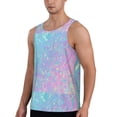 thumbnail image 2 of Honeii Fantasy Gradient Pattern Men's Workout Tank Top Casual Sleeveless Gym Muscle Shirts Bodybuilding Tee-X-Large, 2 of 7