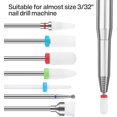 thumbnail image 3 of 7pcs Cramique Forets Ongles Set Professionnel Supprimer Gel Acrylique Cuticule Acrylique Carbure De Diamant Foret Ongles Outils Pour Manucure Pdicur, 3 of 5